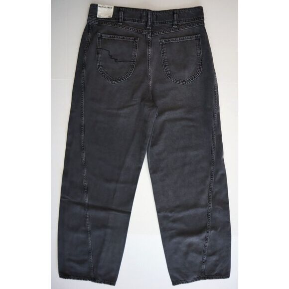 We The Free x FP OB2053239 Women's Sz 32 Black Aster Straight-Leg Jeans - Picture 2 of 14